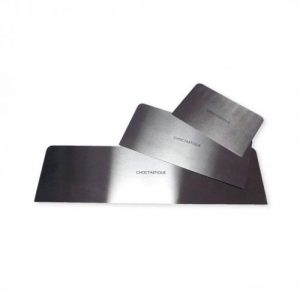 CHOCTASTIQUE Stainless Steel Cake Scraper - Set Of 3