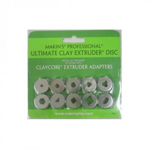 MAKINS Ultimate Clay And Sugarpaste Extruder Adaptors Set C Pack Of 10